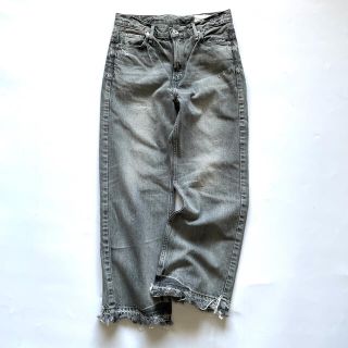 ドゥーズィエムクラス カットオフデニム デニム/ジーンズ(レディース スーパーセール半額 THEE (シー) レイヤード カットオフデニムパンツ サイズ2 デニム/ジーンズ
