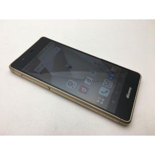 フジツウ(富士通)のSIMフリー arrows SV F-03H ゴールド ◆美品◆478(スマートフォン本体)