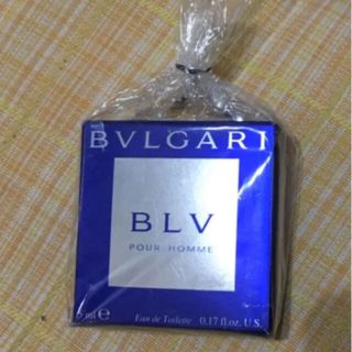 ブルガリ(BVLGARI)の新品　ブルガリブループールオム　5ml  オードトワレ(香水(男性用))