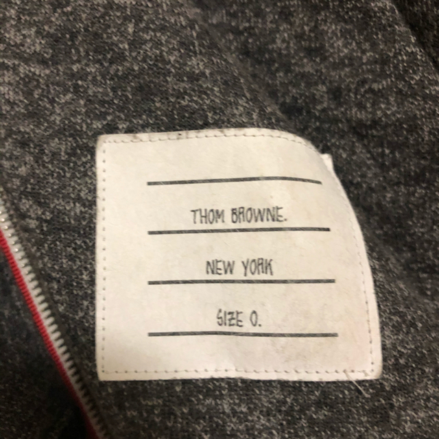 THOM BROWNE(トムブラウン)のトムブラウン パーカー トリコロール サイズ0 メンズのトップス(パーカー)の商品写真