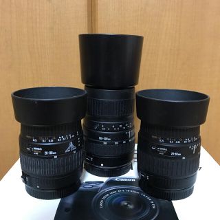 シグマ(SIGMA)のSIGMA 一眼レフ　レンズ　3個セット(レンズ(ズーム))