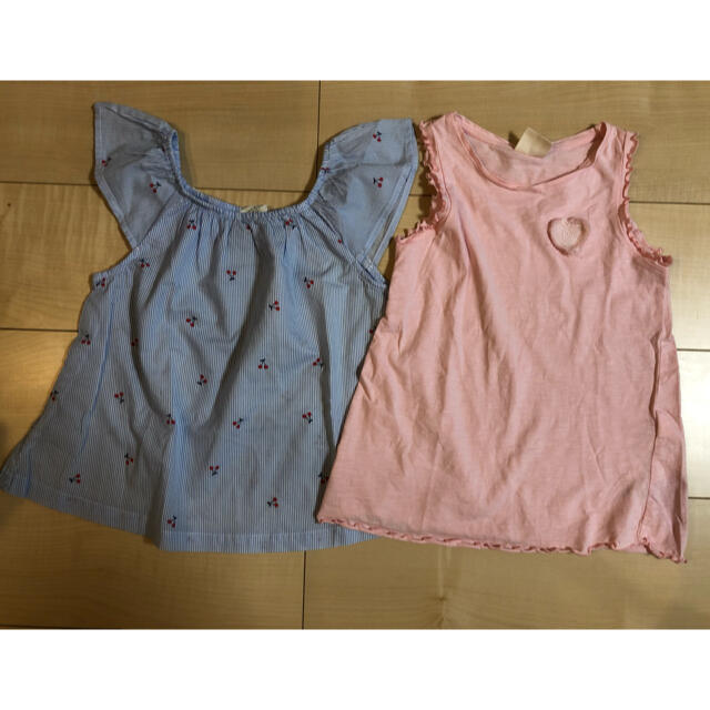 ZARA KIDS(ザラキッズ)の夏用ノースリーブ 115cm キッズ/ベビー/マタニティのキッズ服女の子用(90cm~)(Tシャツ/カットソー)の商品写真