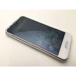 シャープ(SHARP)のSIMフリー美品au AQUOS R compact SHV41ホワイト523(スマートフォン本体)