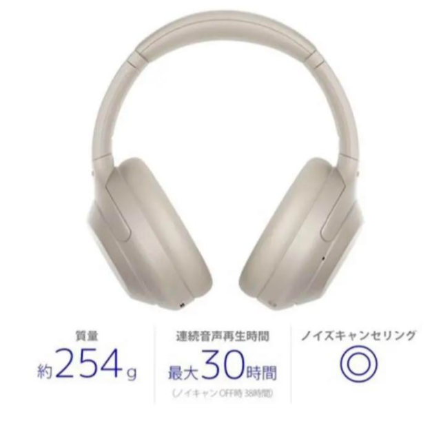 新品未使用】SONY ヘッドホン WH-1000XM4 SM プラチナシルバー 新品未使用】SONY ヘッドホン WH-1000XM4 SM プラチナシルバー