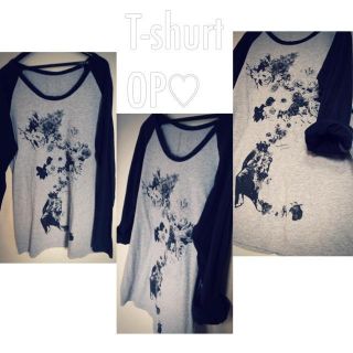 ハンジロー(HANJIRO)のゆるっとTシャツワンピ♡SALE(Tシャツ(長袖/七分))