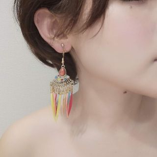 インポート大振りピアス(ピアス)