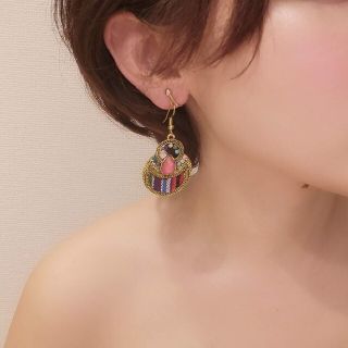 天然石 インポート ビッグピアス(ピアス)