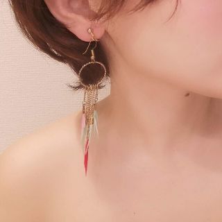 インポート フリンジ ビッグピアス(ピアス)