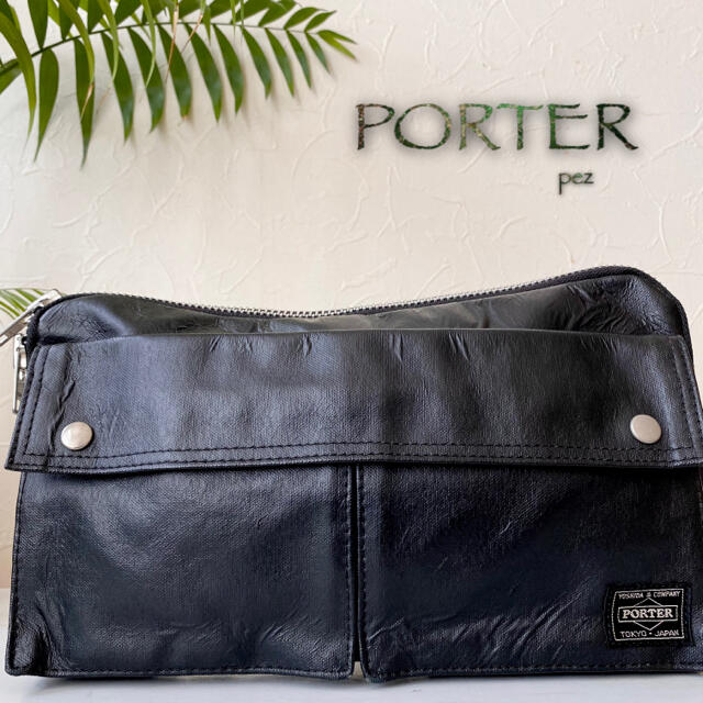 正規品 PORTER ポーター レザーショルダーバッグ | フリマアプリ ラクマ