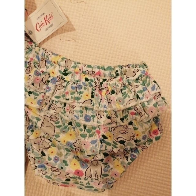 Cath Kidston(キャスキッドソン)の新品　キャスキッドソン　うさぎ　ラビット　バニー　ベビーワンピース　ロンパース キッズ/ベビー/マタニティのベビー服(~85cm)(ワンピース)の商品写真