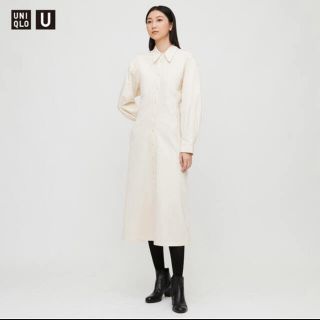 ユニクロ(UNIQLO)のUNIQLO U デニムワンピース(ロングワンピース/マキシワンピース)