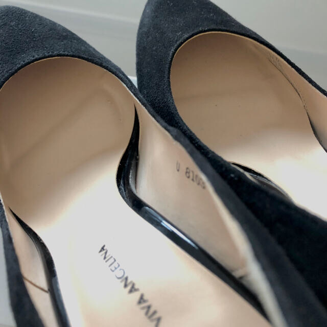 VIVA ANGELINA(ビバアンジェリーナ)の【VIVA ANGELINA】ハイヒール パンプス／ブラックスエード レディースの靴/シューズ(ハイヒール/パンプス)の商品写真
