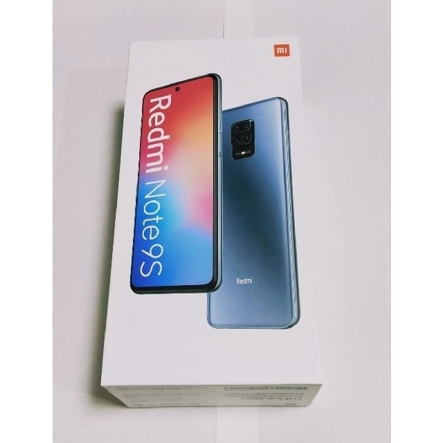 Redmi Note 9s Intersteller Grey 6GB RAMスマートフォン本体