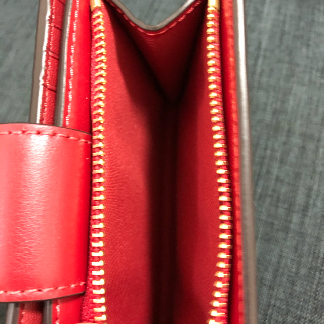 COACH(コーチ)の新品 COACH コーチ 折り財布  トゥルーレッド 赤 二つ折り財布 レディースのファッション小物(財布)の商品写真