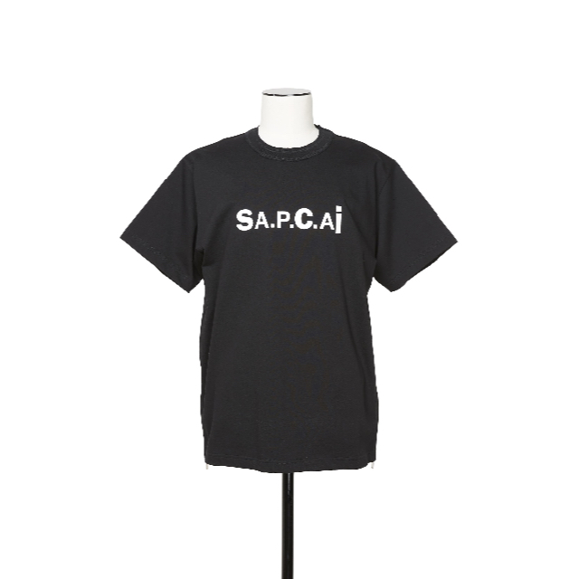 XXL SACAI A.P.C Tシャツ ブラック KIYO