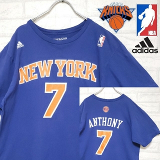 アディダス(adidas)のアディダス × NBA ニューヨーク・ニックス チームTシャツ バスケT  L(Tシャツ/カットソー(半袖/袖なし))