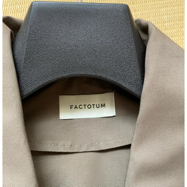 FACTOTUM(ファクトタム)の美品FACTOTUMフィンクスコットングログラン B.A コート20ss メンズのジャケット/アウター(ステンカラーコート)の商品写真