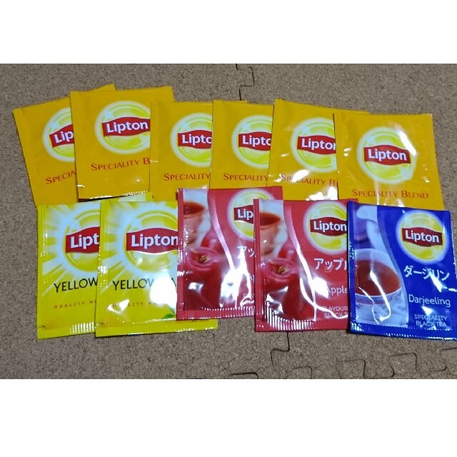 紅茶ティーバッグ11個▼リプトンLipton アップル ダージリン 食品/飲料/酒の飲料(茶)の商品写真