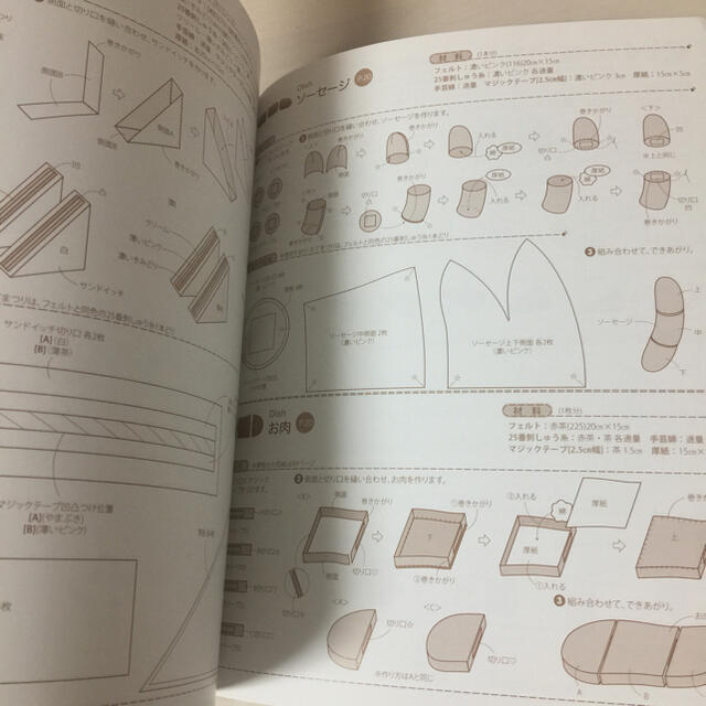 とっとろ様 手作り おままごと フェルト キット ハンドメイドの素材/材料(生地/糸)の商品写真