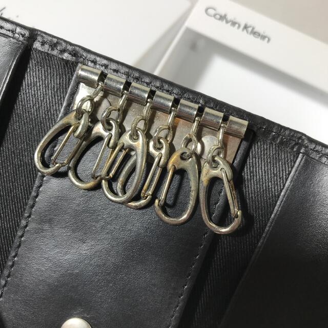 Calvin Klein(カルバンクライン)の直営店購入 新品カルバンクライン 高級牛革11000円 6連キーケース メンズのファッション小物(キーケース)の商品写真