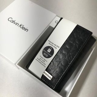 カルバンクライン(Calvin Klein)の直営店購入 新品カルバンクライン 高級牛革11000円 6連キーケース(キーケース)