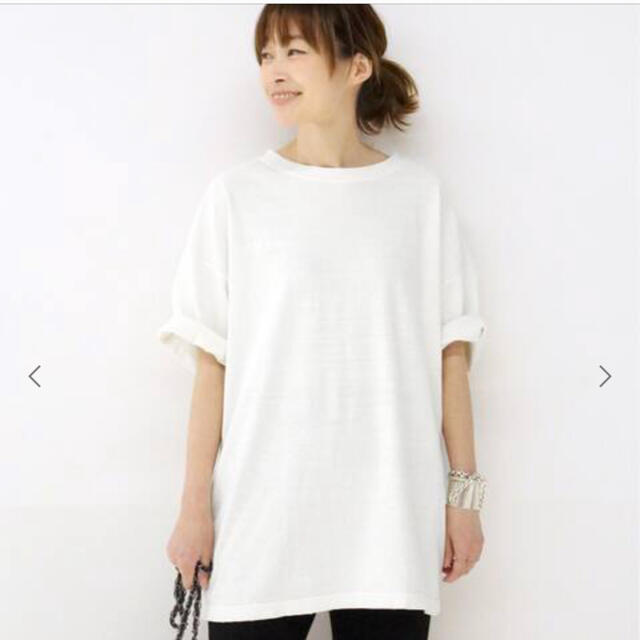 DEUXIEME CLASSE(ドゥーズィエムクラス)のDeuxieme Classe LOVE A PEACE バックプリントTシャツ レディースのトップス(Tシャツ(半袖/袖なし))の商品写真