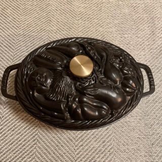 ストウブ(STAUB)のSTAUB ベジタブルココット 29cm ブラック(鍋/フライパン)