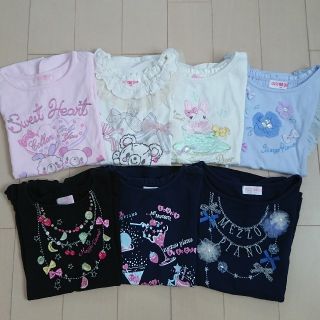 メゾピアノ(mezzo piano)の専用です☆メゾピアノ 半袖 7枚セット+長袖(Tシャツ/カットソー)