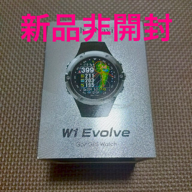 【新品未開封】ショットナビ エボルブ W1 Evolve BK SN-EV-B