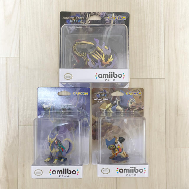 amiibo アミーボ モンスターハンターライズ 3体セット モンハン