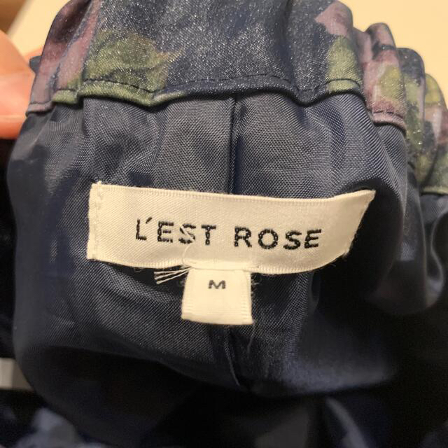 L'EST ROSE(レストローズ)のレストローズ　ローズ柄チュールスカート レディースのスカート(ひざ丈スカート)の商品写真