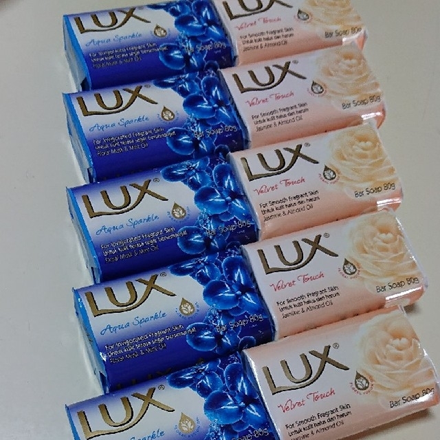 LUX(ラックス)のLUX固形石鹸【10個】 コスメ/美容のボディケア(ボディソープ/石鹸)の商品写真