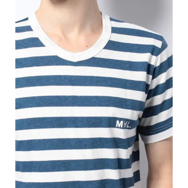 MARGARET HOWELL(マーガレットハウエル)のMHL. エムエイチエル　マーガレットハウエル　半袖　Tシャツ　ボーダー　マリン メンズのトップス(Tシャツ/カットソー(半袖/袖なし))の商品写真