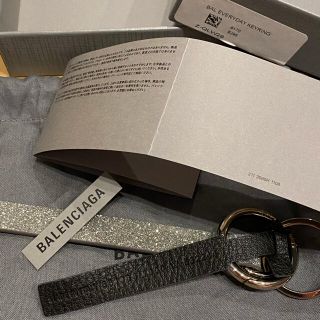 Balenciaga - 新品 バレンシアガ キーリング エブリデイ シルバー 銀