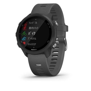 ガーミン(GARMIN)のガーミン スマートウォッチ ForeAthlete 245 BlackSlate(トレーニング用品)