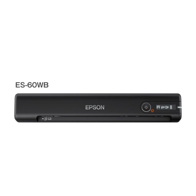 PC/タブレットエプソン EPSON ES-60WB  A4モバイルスキャナー Wi-Fiモデル