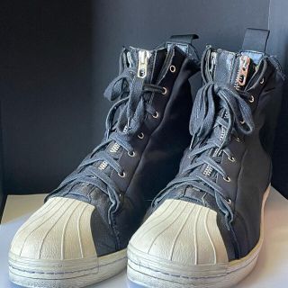 Yohji Yamamoto ZIPPER STAR MID Adidasコラボカラーブラック