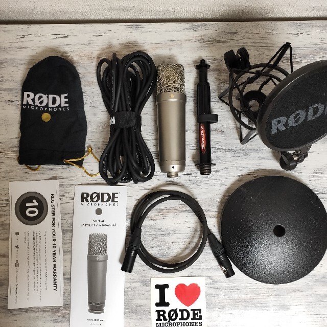 RODE NT1-A コンデンサーマイクセット レコーディング/PA機器 RODE NT1-A コンデンサーマイクセット レコーディング/PA機器