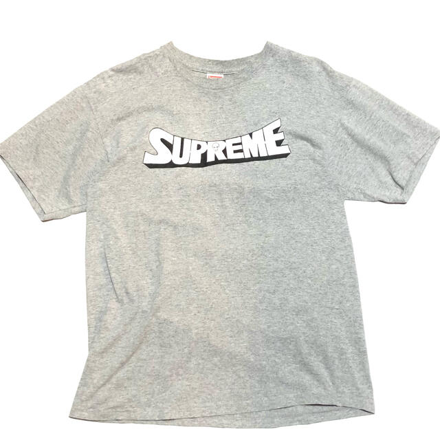 Supreme(シュプリーム)の古着　supreme シュプリーム  Tシャツ　グレー　半袖 メンズのトップス(Tシャツ/カットソー(半袖/袖なし))の商品写真