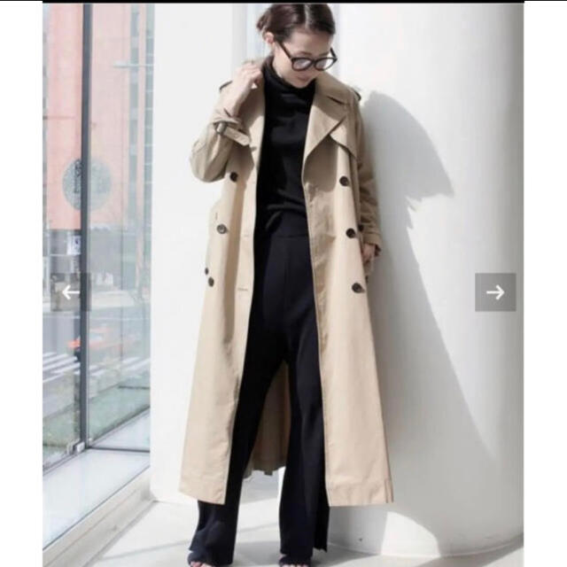 新品 CLASSE DEUXIEME - FINXギャバロングトレンチコート Classe まき
