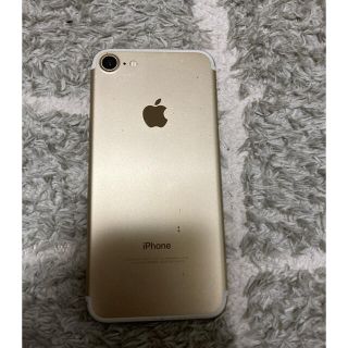 アップル(Apple)のiPhone7 128GB ゴールド　箱付き　充電器無し　au(スマートフォン本体)