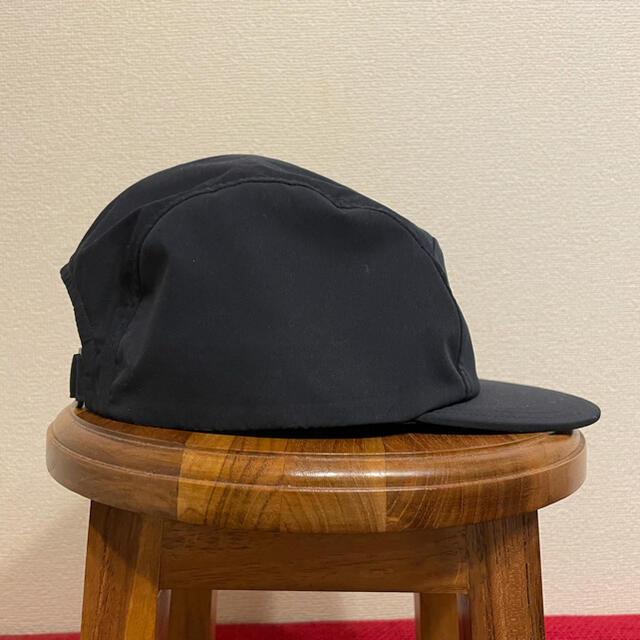 COMOLI(コモリ)のBROOXON ＋A.H BUG CAP ブラック　フィナム　長谷川昭雄 メンズの帽子(キャップ)の商品写真