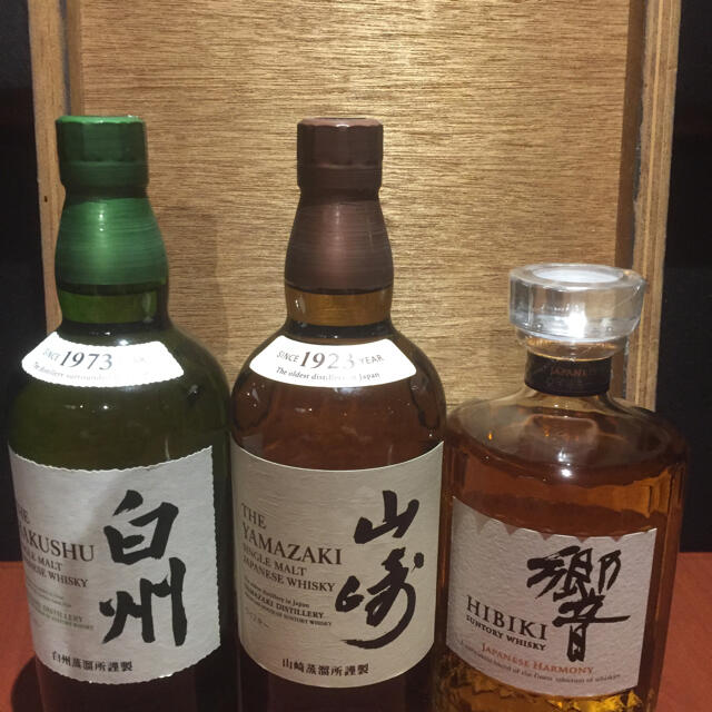 サントリー(サントリー)の白州２本　山崎２本　響ＪＨ２本 食品/飲料/酒の酒(ウイスキー)の商品写真