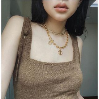 アリシアスタン(ALEXIA STAM)のJuemi Flax Asymmetry Tank Top(タンクトップ)