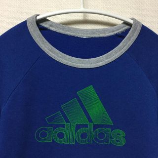 アディダス(adidas)のアディダストレーナー＊ブルー＆130＊adidas(Tシャツ/カットソー)