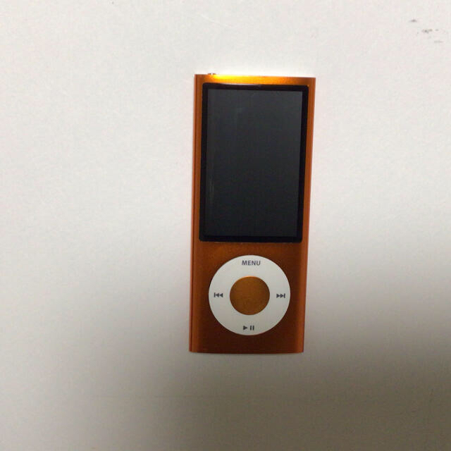 Apple(アップル)のiPod nano 5世代　16GB オレンジ スマホ/家電/カメラのオーディオ機器(ポータブルプレーヤー)の商品写真