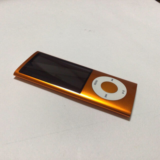 Apple(アップル)のiPod nano 5世代　16GB オレンジ スマホ/家電/カメラのオーディオ機器(ポータブルプレーヤー)の商品写真