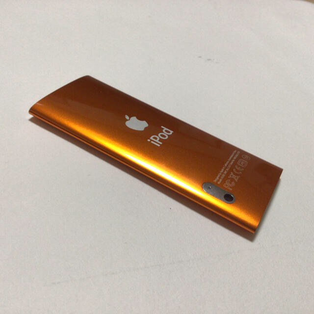 Apple(アップル)のiPod nano 5世代　16GB オレンジ スマホ/家電/カメラのオーディオ機器(ポータブルプレーヤー)の商品写真