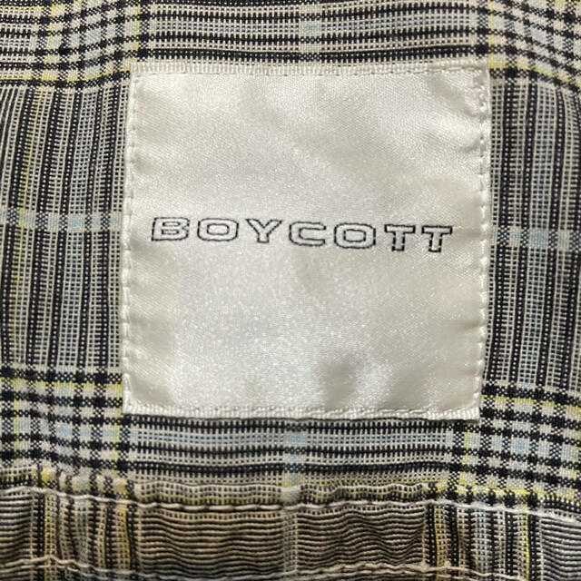 BOYCOTT(ボイコット)の《値下げ》boycott グレンチェック　ジャケット メンズのジャケット/アウター(ノーカラージャケット)の商品写真