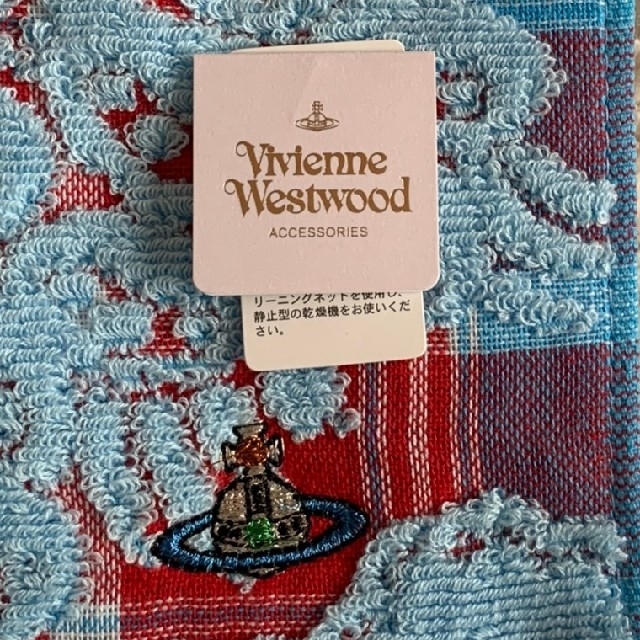 Vivienne Westwood(ヴィヴィアンウエストウッド)の《未使用》Vivienne Westwood タオルハンカチ２枚 レディースのファッション小物(ハンカチ)の商品写真